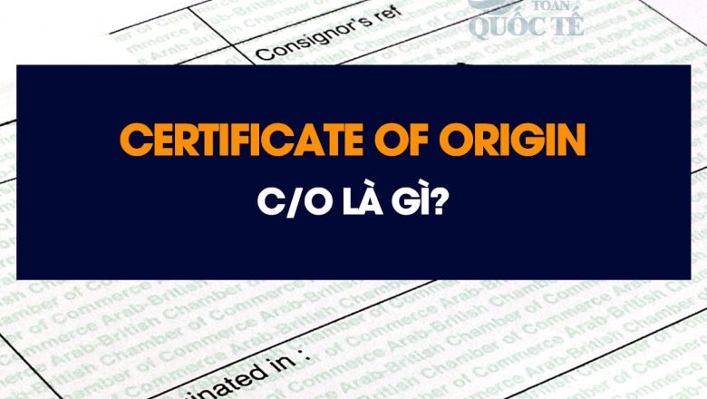 Certificate of Origin – C/O Là Gì? Thông Tin Cần Biết Về C/O